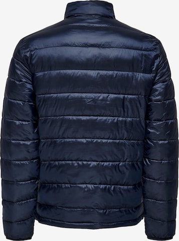 Only & Sons Between-Season Jacket 'Carven' in Blue