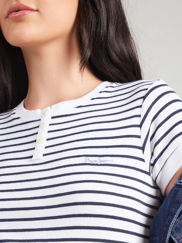 Pepe Jeans - Camiseta en blanco