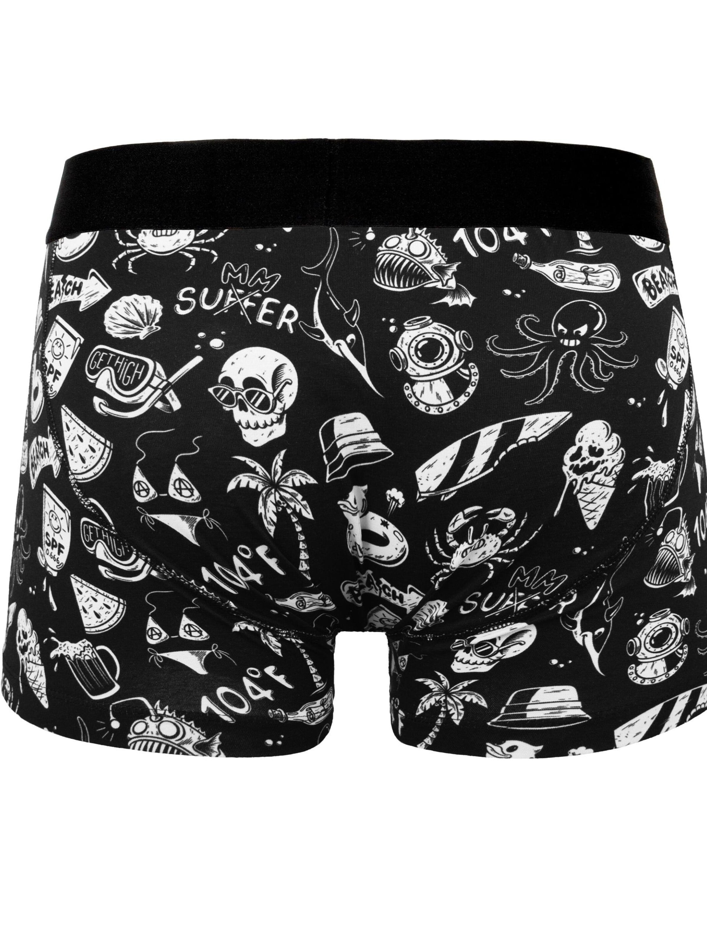 American Socks - Calzoncillo boxer 'Hella Hot' en negro