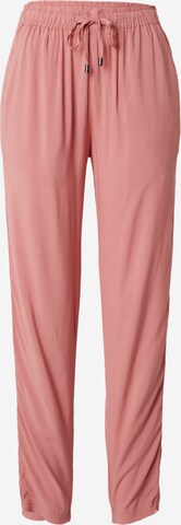 Sublevel Zwężany krój Spodnie w kolorze różowy: przód