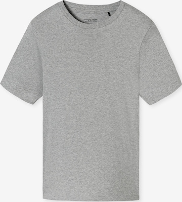T-Shirt 'Mix + Relax' SCHIESSER en gris : devant