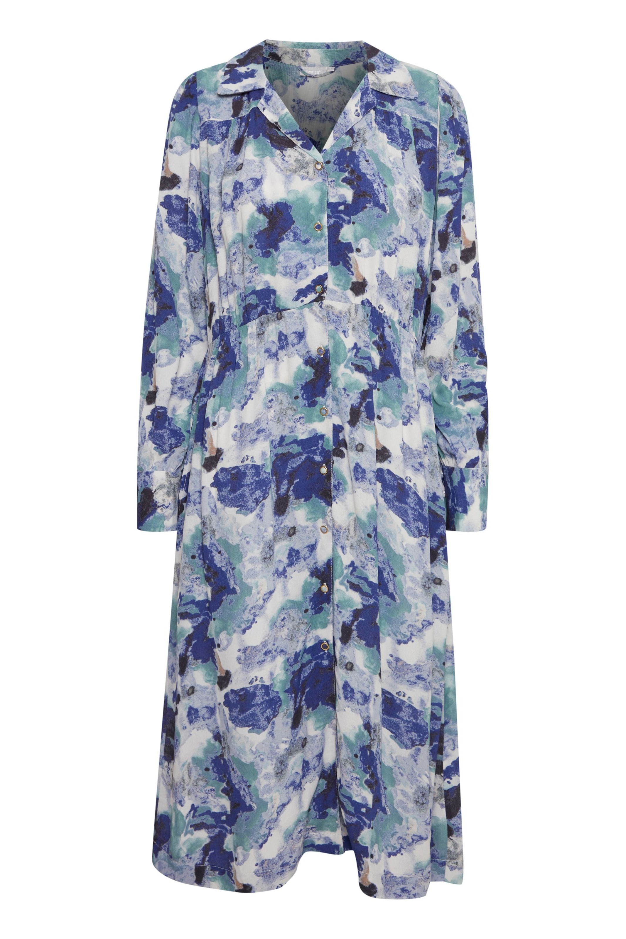 Fransa Blusekjole 'Dana' i blå: forside