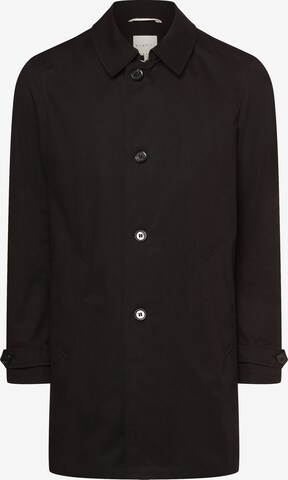 bugatti Between-Seasons Coat in Black: front