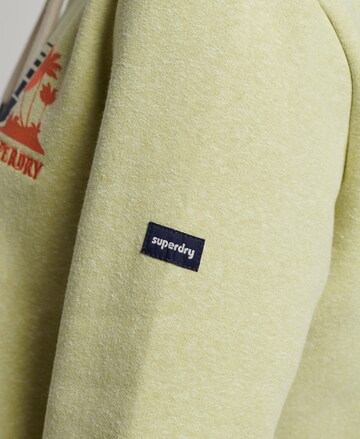 Superdry Athletic Sweatshirt ' Vintage ' in Yellow