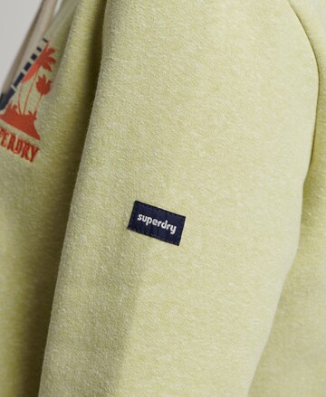 Superdry Sportief sweatshirt ' Vintage ' in Geel