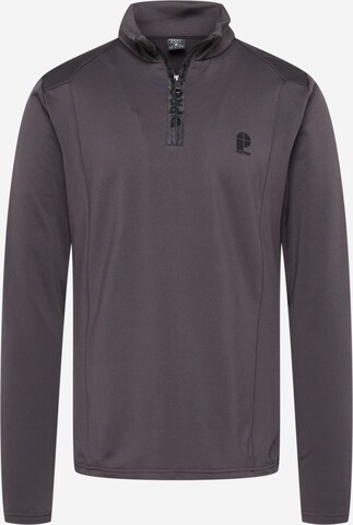 PROTEST Athletic Sweatshirt 'WILL' in Grey: front