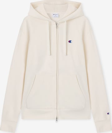 Champion Кофта на молнии в Желтый: спереди