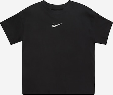 Nike Sportswear T-shirt 'ESSNTL' i svart: framsida
