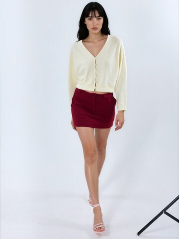 Busem Knit Cardigan in Yellow