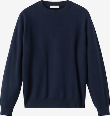 MANGO MAN Pullover 'Ten' in Blau: Vorderseite