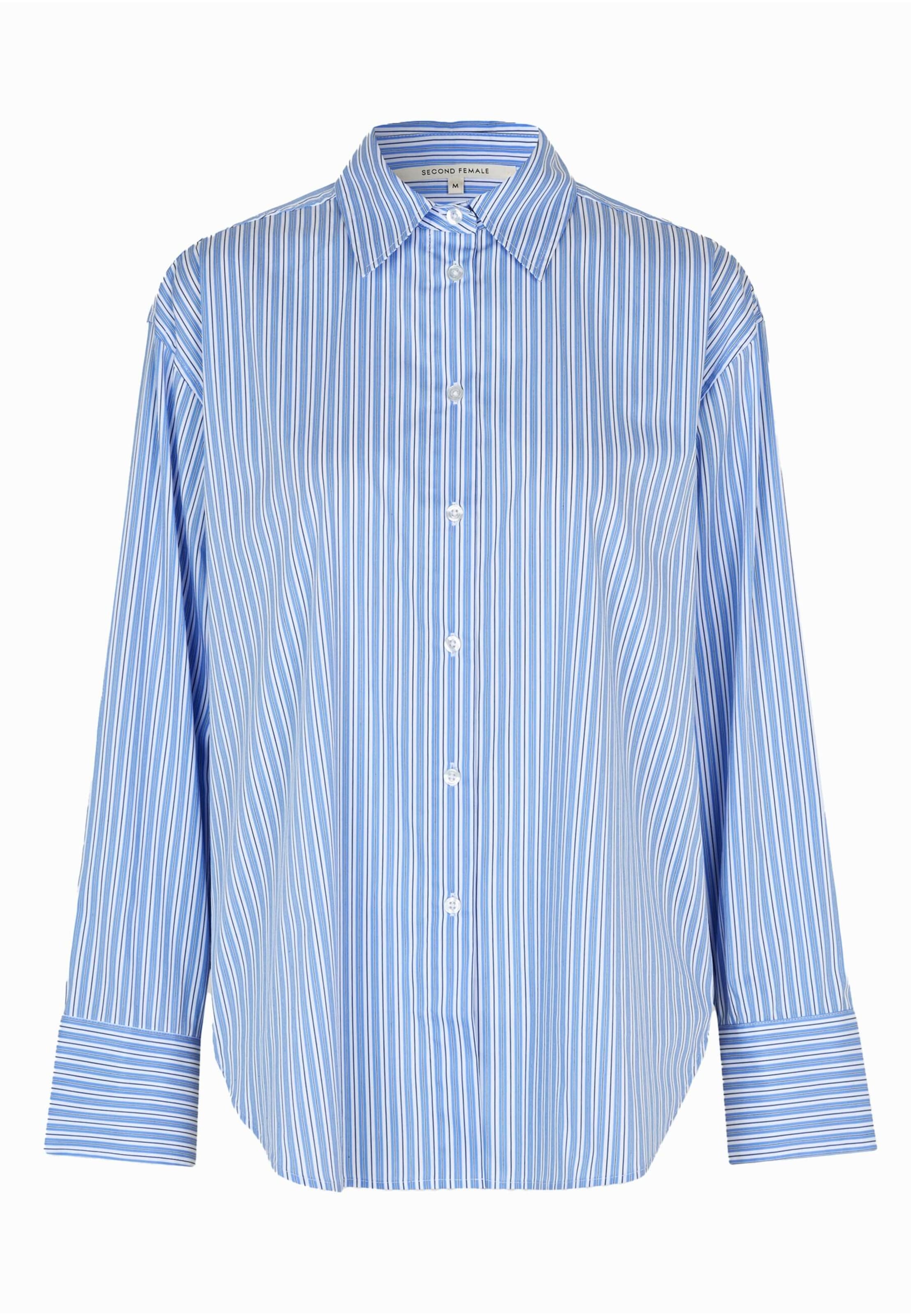 SECOND FEMALE Blouse 'Tenby' in Blauw: voorkant