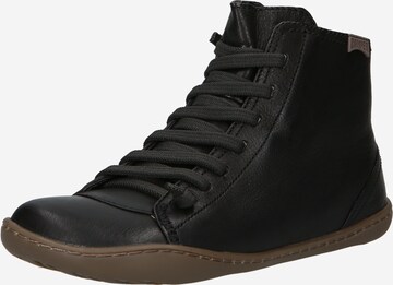 CAMPER - Botines con cordones 'Peu' en negro: frente