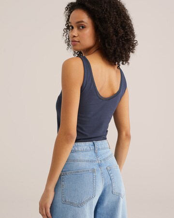 WE Fashion Топ в Синий