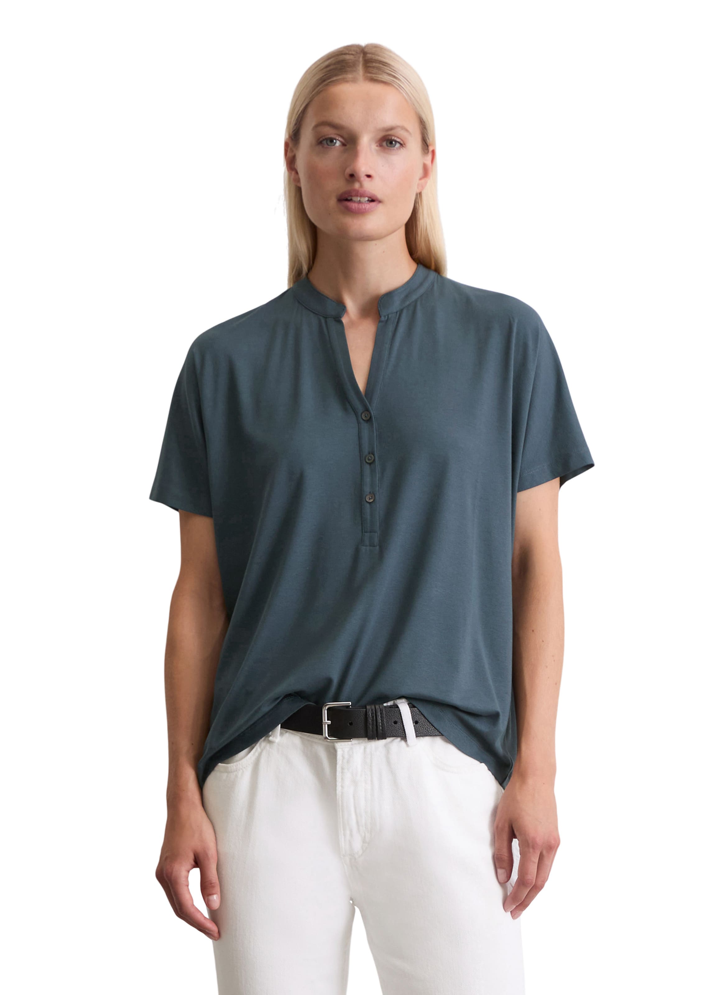 Marc O'Polo Blouse in Blue: front
