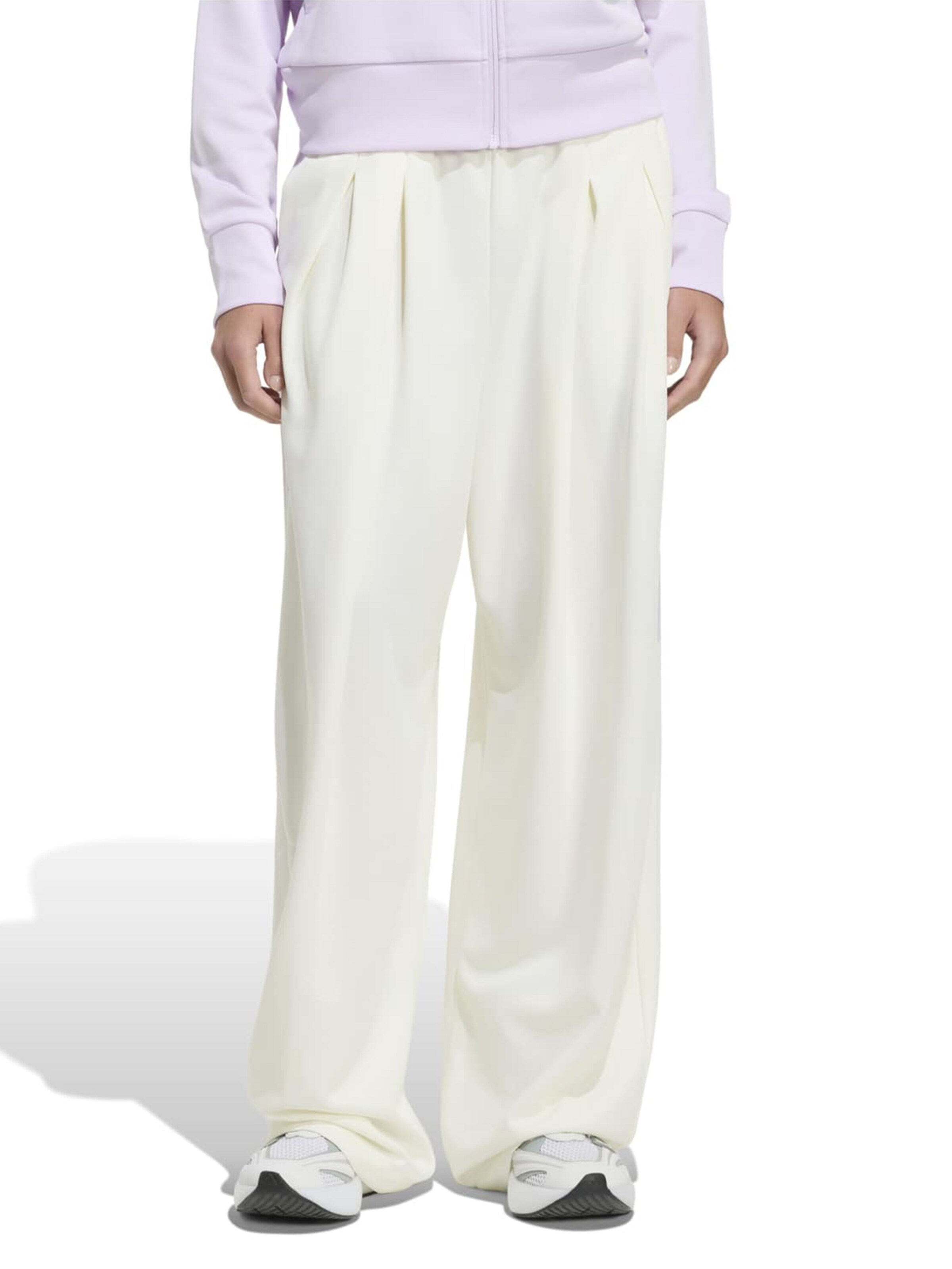 ADIDAS SPORTSWEAR Свободный крой Спортивные штаны 'TIRO' в Белый: спереди