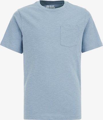 T-Shirt WE Fashion en bleu : devant