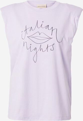 T-shirt 'TERI' Stella Nova en violet : devant