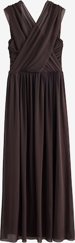Robe de soirée Next en marron : devant