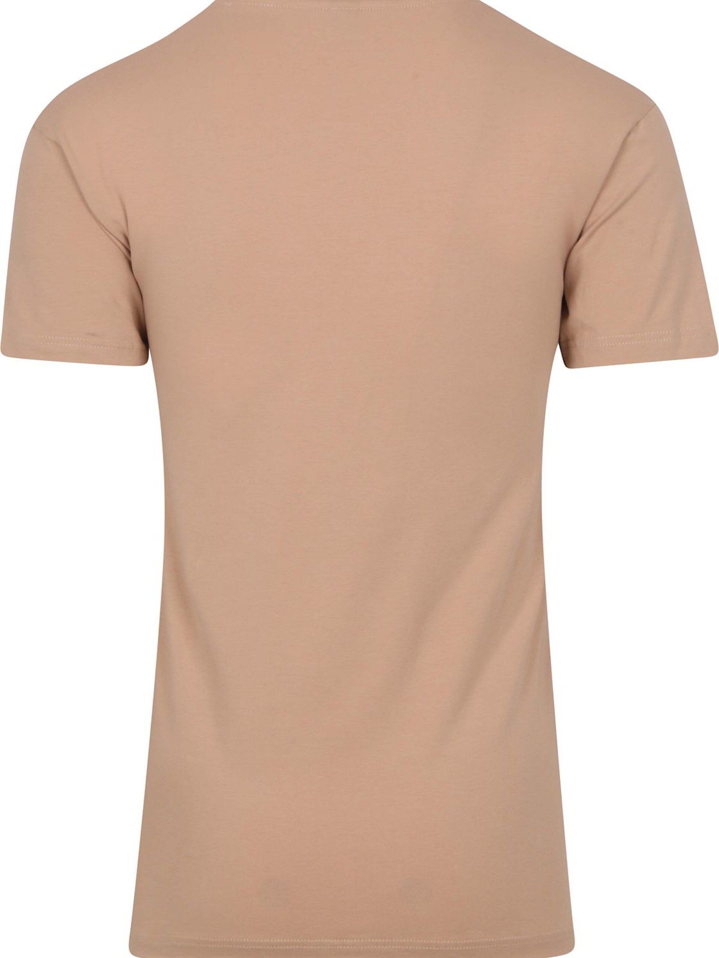 T-Shirt 'NOV' alan red en beige