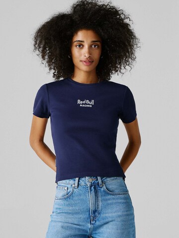 Red Bull Racing x Pepe Jeans Shirt in Blauw: voorkant