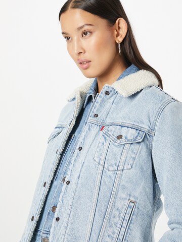 LEVI'S ® Between-season jacket 'Original Sherpa Trucker' in Blue