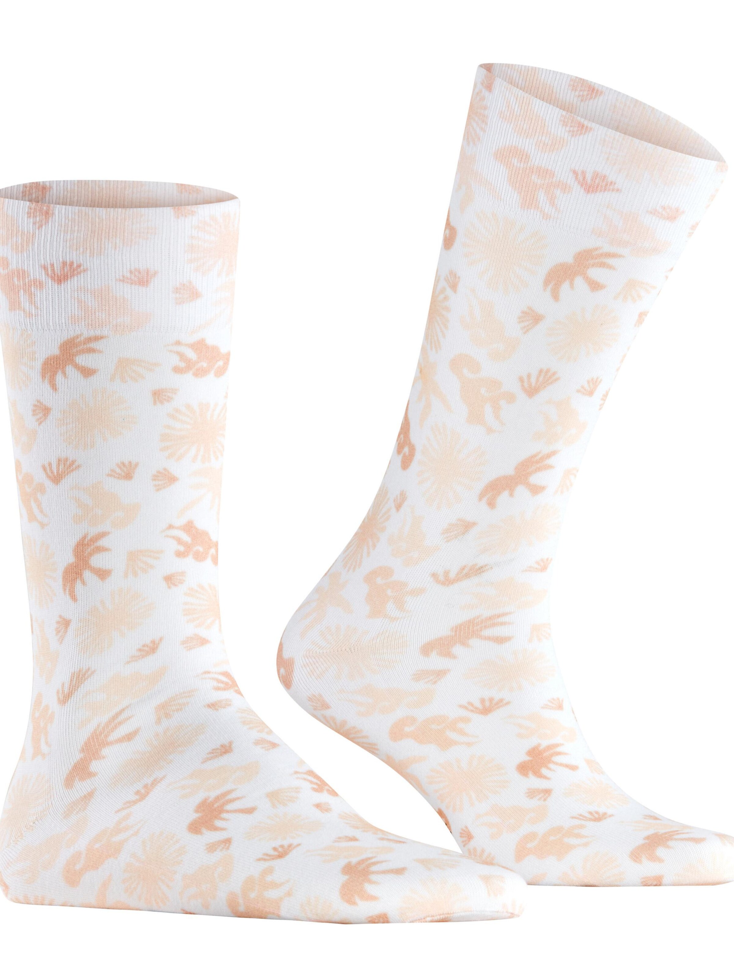 BURLINGTON Socks 'Lagoon' in White