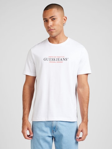 Maglietta di GUESS JEANS in bianco: frontale