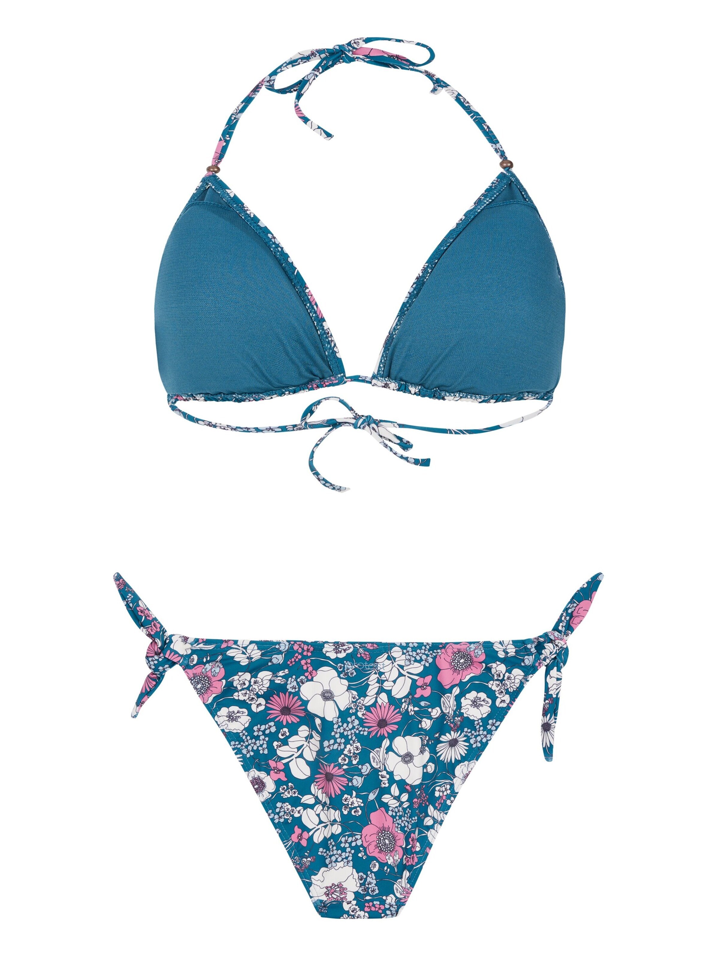PROTEST Triangel Bikini 'PRTMOLOKO' in Blauw