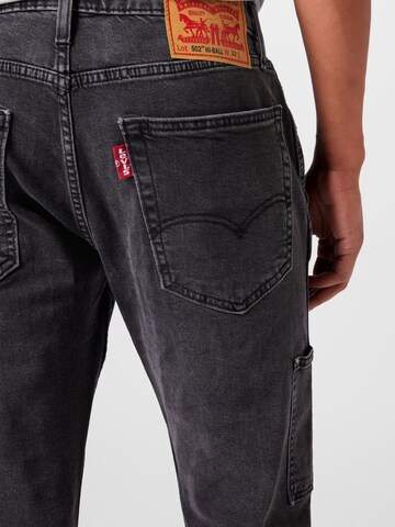 LEVI'S ® Tapered Jeans '502™ Hi Ball Utility' in Grau