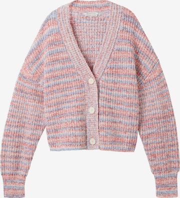 Cardigan TOM TAILOR DENIM en mélange de couleurs : devant