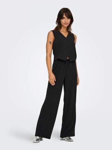 ONLY Wide leg Byxa 'ONLTHANA' i svart