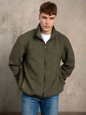 cut my fashion Fleece jacket 'Danas' in Green