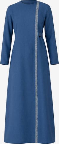 fashionshowcase Dress 'Leila-Ferace' in Blue: front