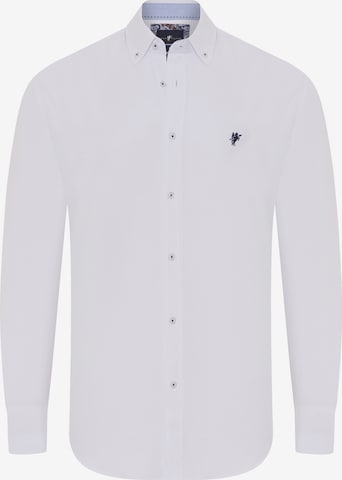 DENIM CULTURE - Camisa 'MATTHEW' en blanco: frente