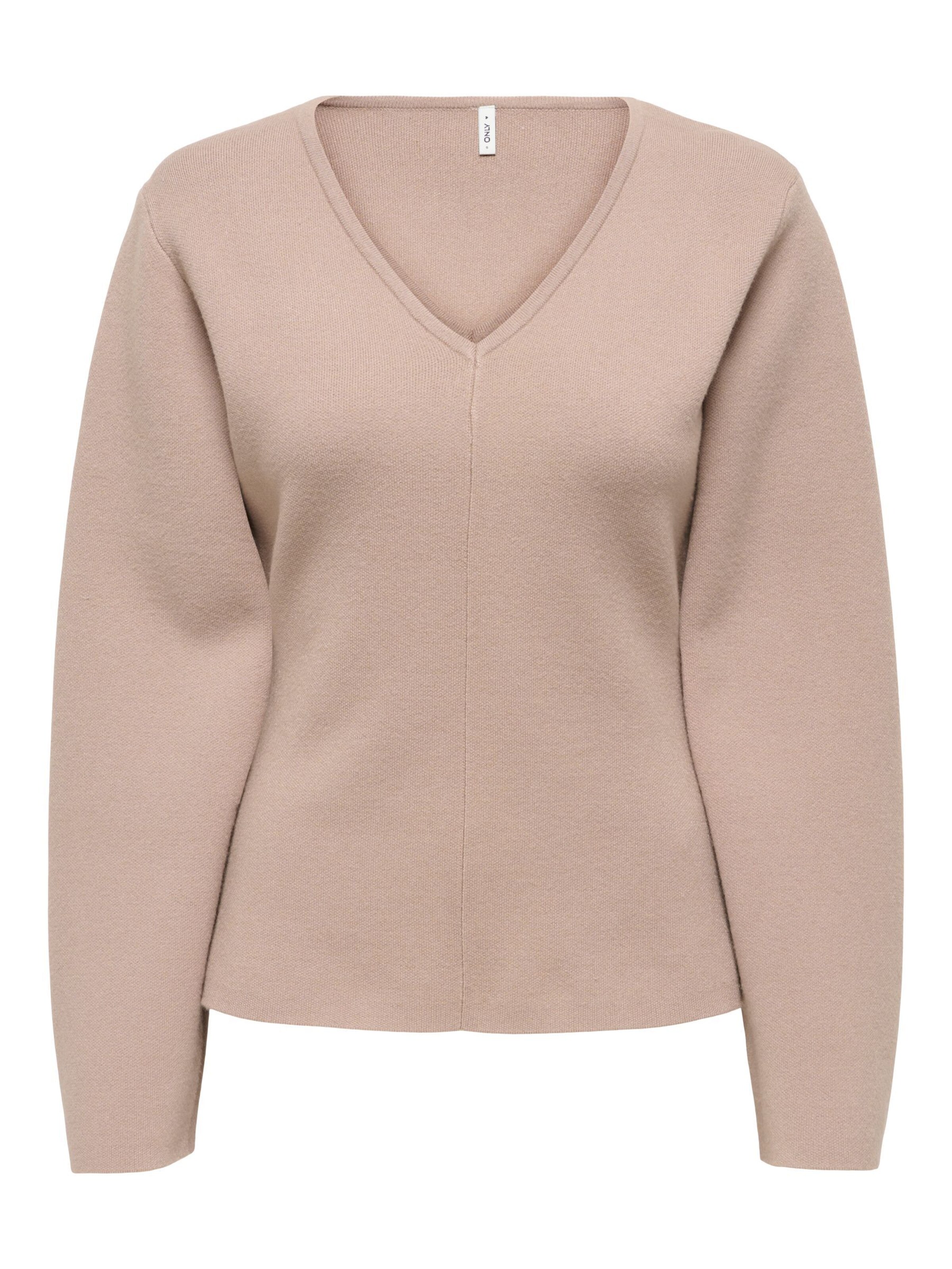 Pull-over 'ONLVIOLA' ONLY en beige : devant