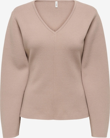 Pull-over 'ONLVIOLA' ONLY en beige : devant