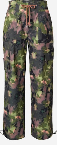 Nasty Gal - Loosefit Pantalón cargo en verde: frente