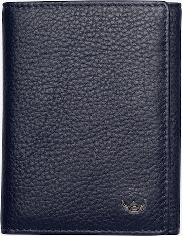 GOLDEN HEAD Portemonnaie 'Capri' in Blau: Vorderseite