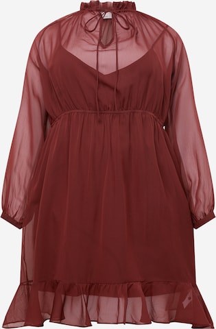 Robe 'Abby' Guido Maria Kretschmer Curvy en rouge : devant