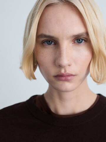 MANGO Sweater 'LUCCA' in Brown