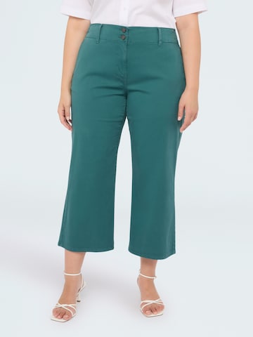Effilé Pantalon Fiorella Rubino en bleu