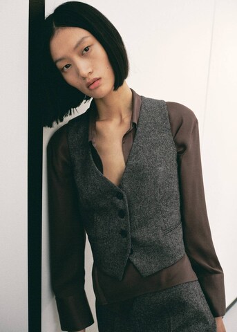 MANGO Vest 'Piper' in Grey