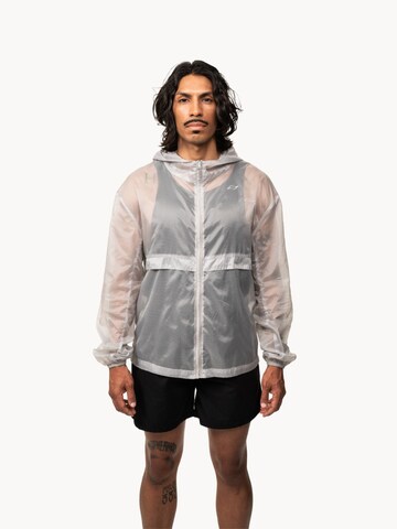 saved lab Sportjacke 'SL-200 Windbreaker Silver'‌‌ in Transparent: Vorderseite