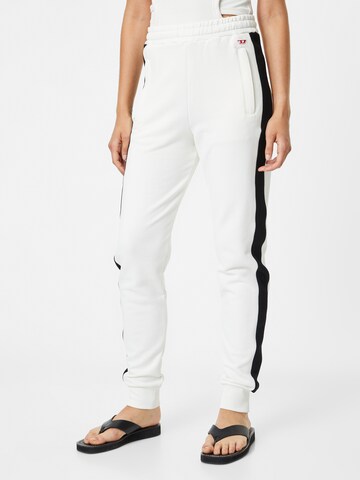 DIESEL Tapered Pants 'JAM' in White: front