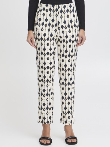 Regular Pantalon ' IHKATE PRINT ' ICHI en beige