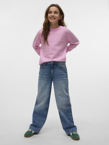 Vero Moda Girl Baggy Jeans 'VMBrook' in Blauw
