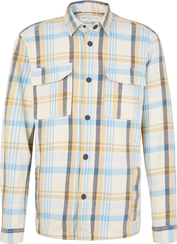 TOM TAILOR DENIM Regular Fit Jacke in Wollweiß YR7154 TOM TAILOR DENIM Regular Fit Jacke in Wollweiß YR7154