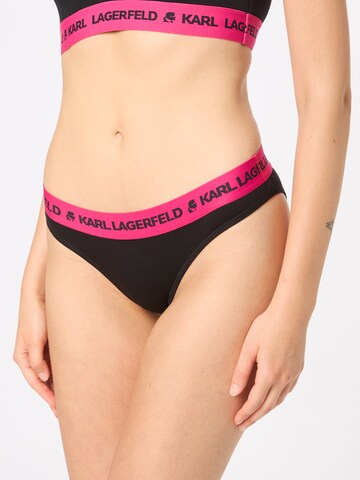 Karl Lagerfeld Panty in Black: front