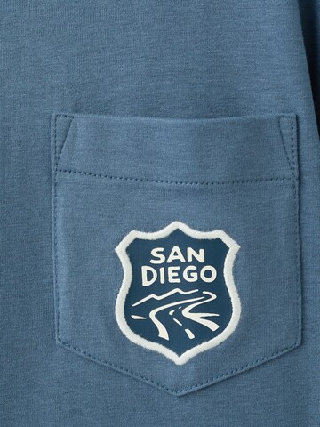 MANGO KIDS Shirt 'A2CAR' in Blue