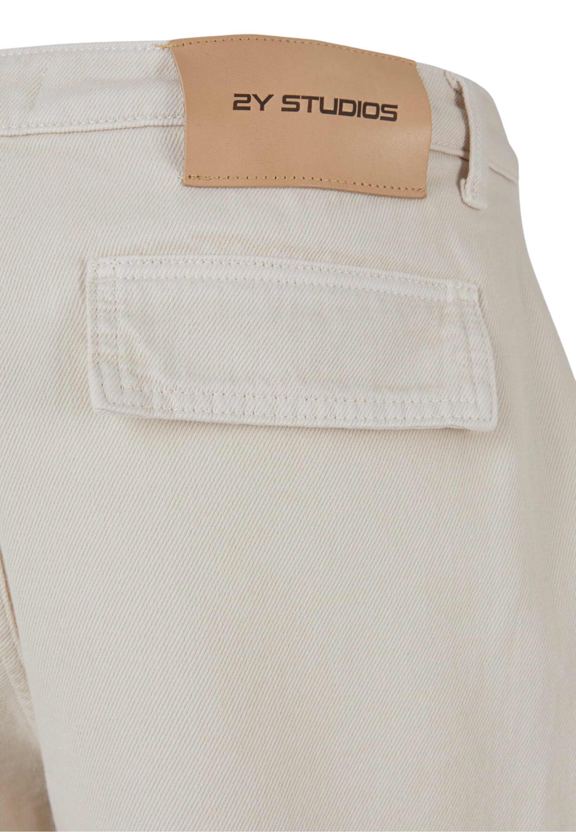 2Y Premium Regular Cargobroek 'Kiran' in Beige